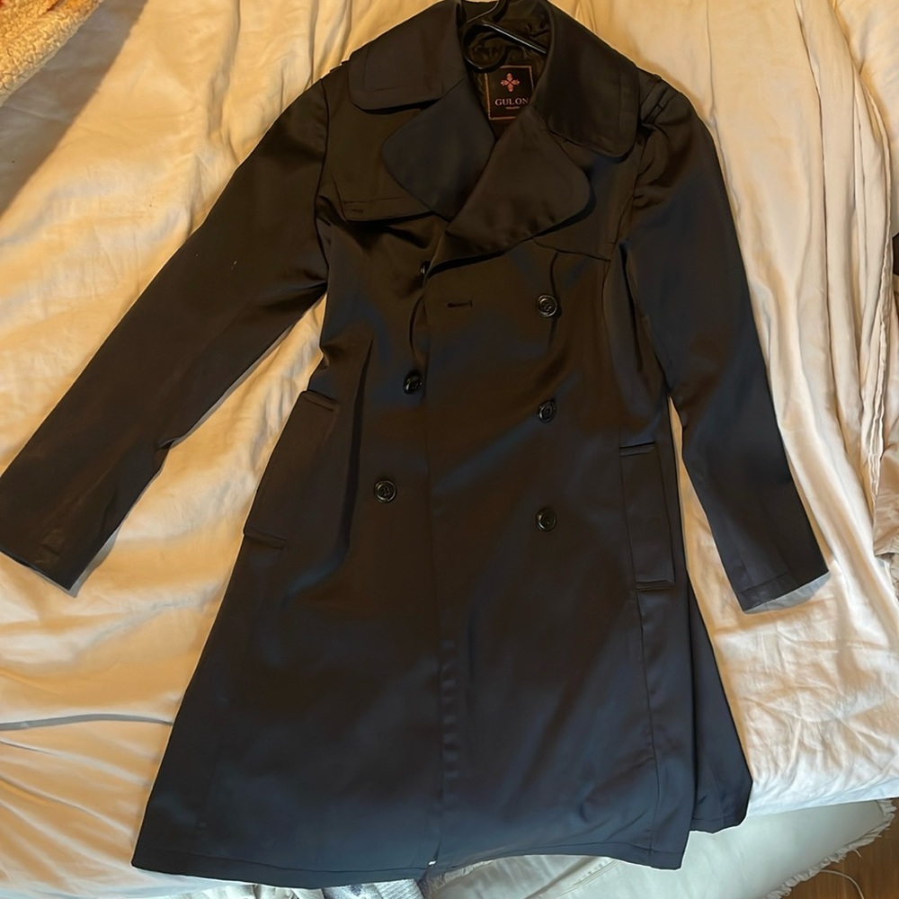 Gulon Milano Trench Black Size 4
